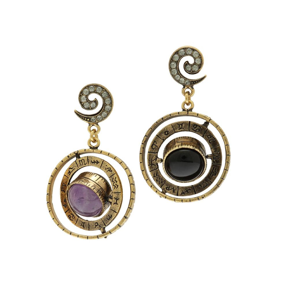 unique earrings with onyx