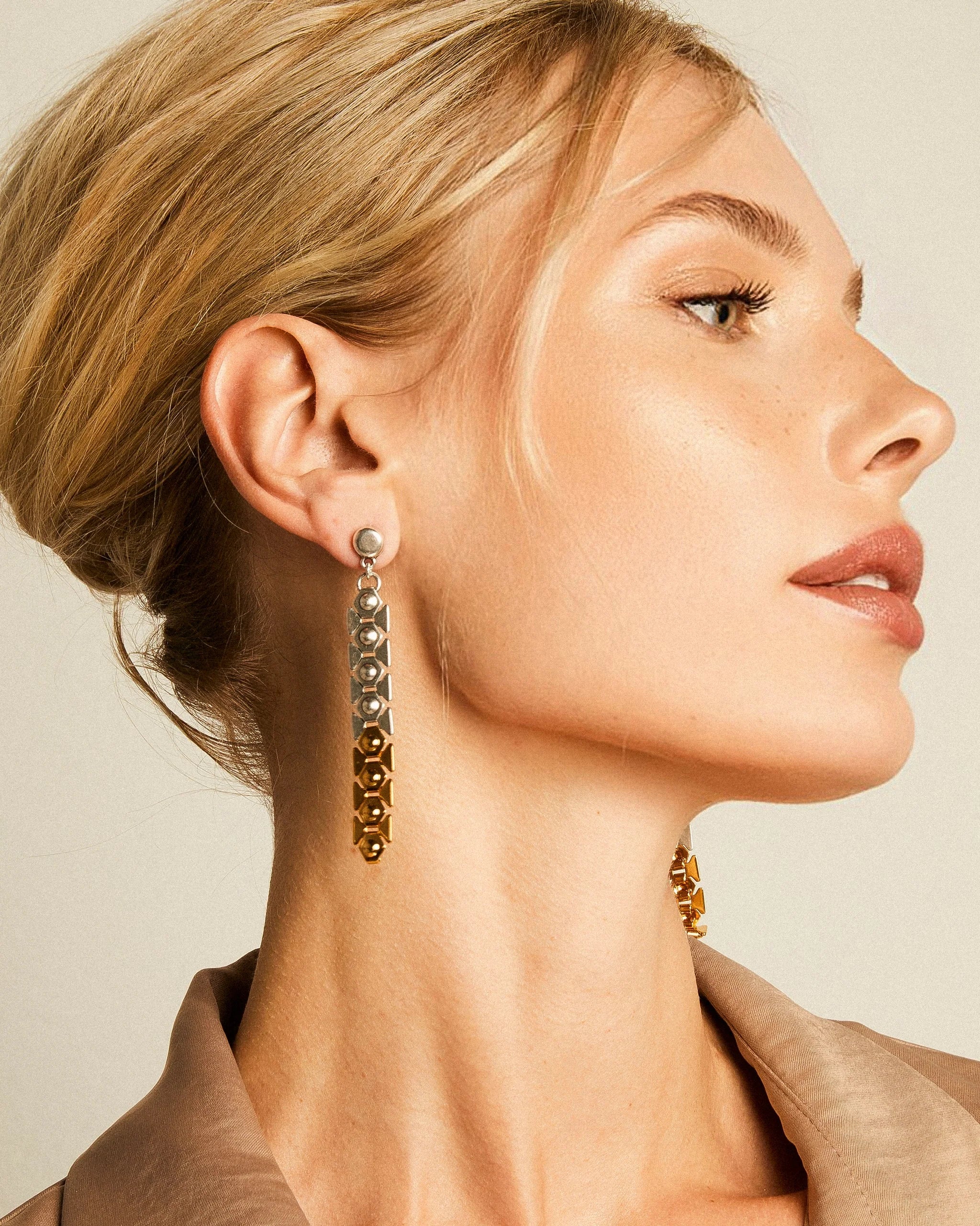 Vidda Two-Tone Earrings