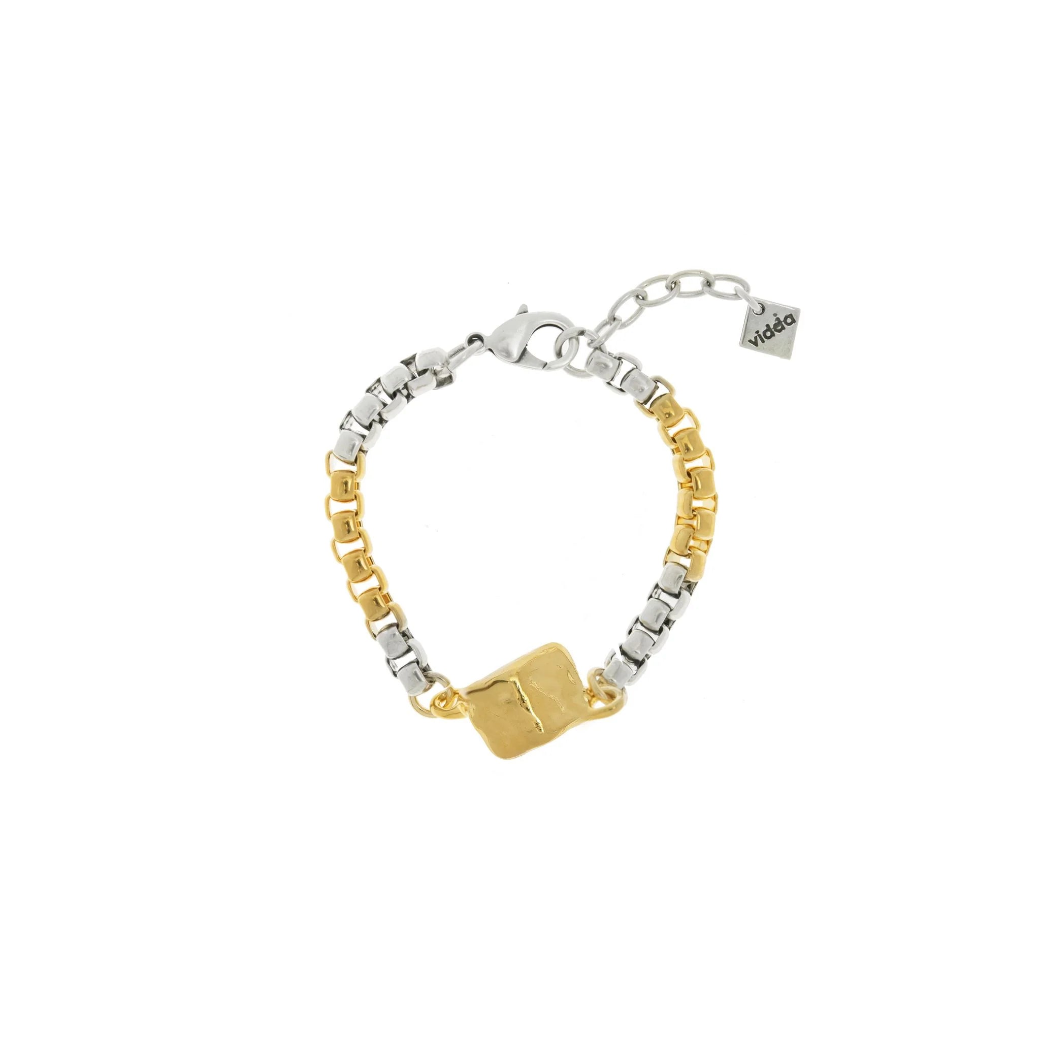 Vidda Two-tone Cube Bracelet