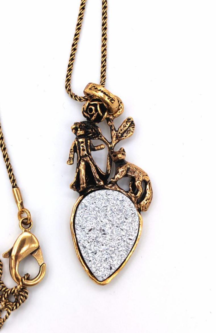 Alcozer The Little Prince Pendant Necklace