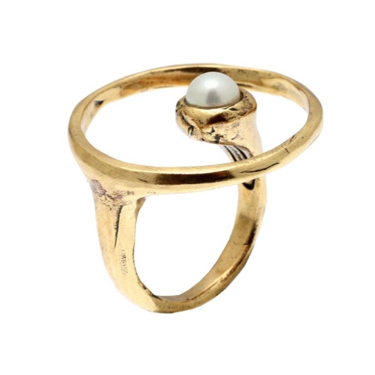 open pearls ring