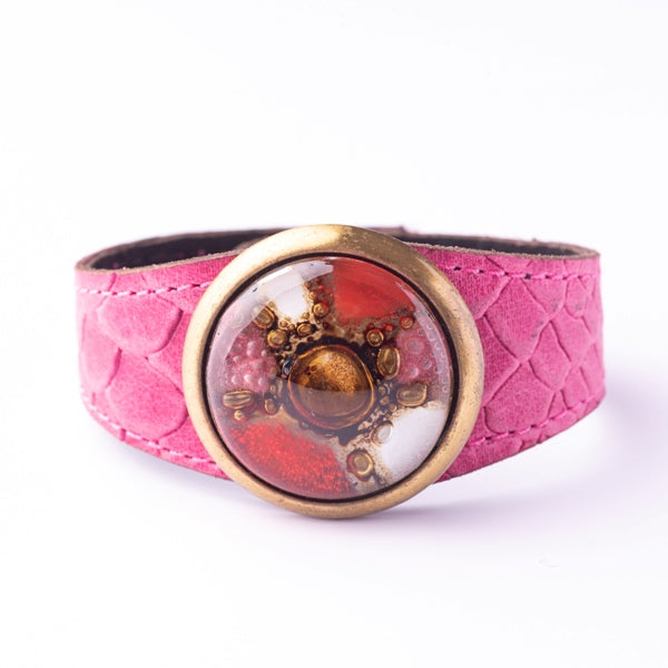 paris bracelet bright pink