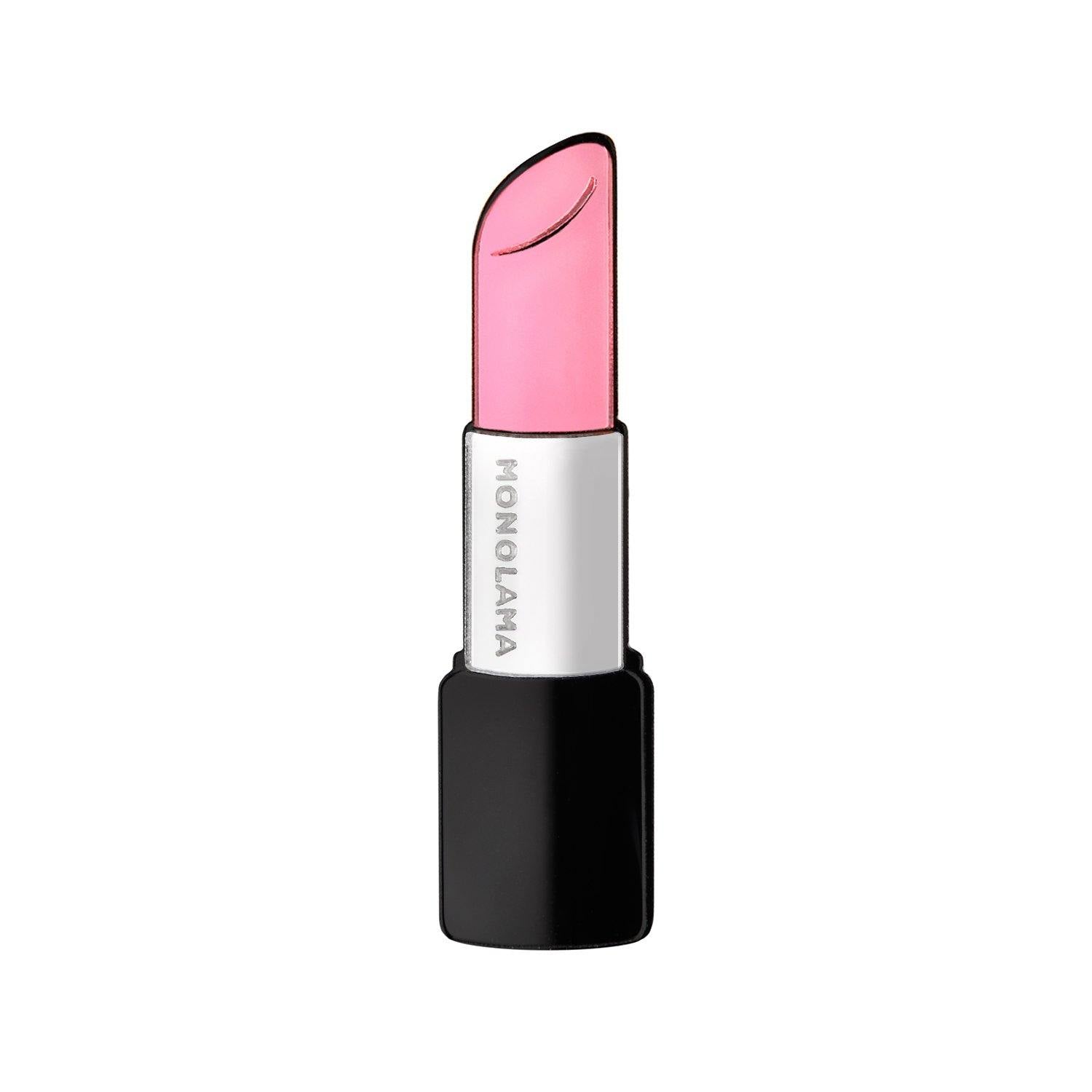 lipstick brooch pink - JOYasForYou